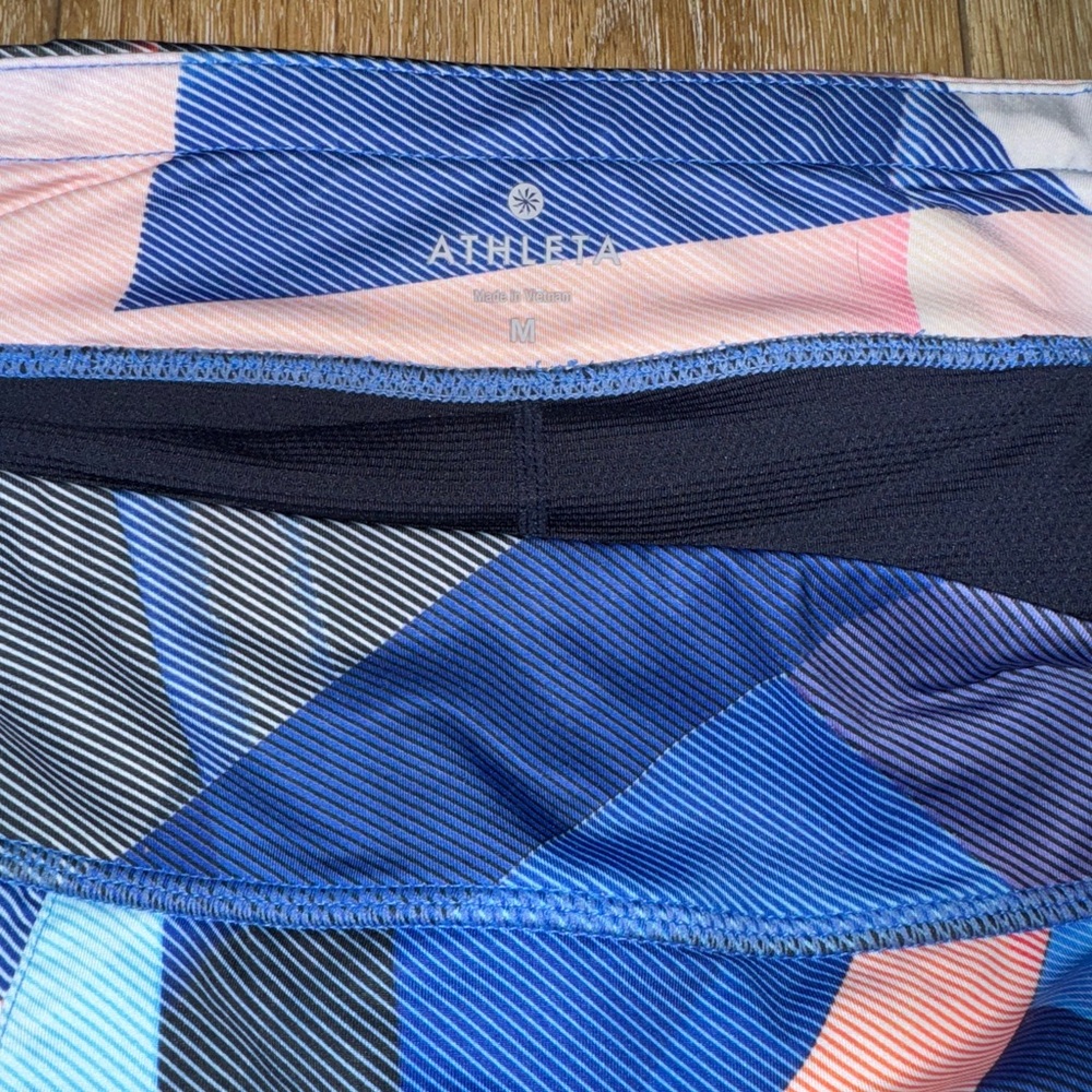 Athleta Multicolor Geometric Skort Medium - image 3